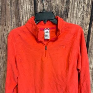 North Face 3/4 Zip Fleece in Pink